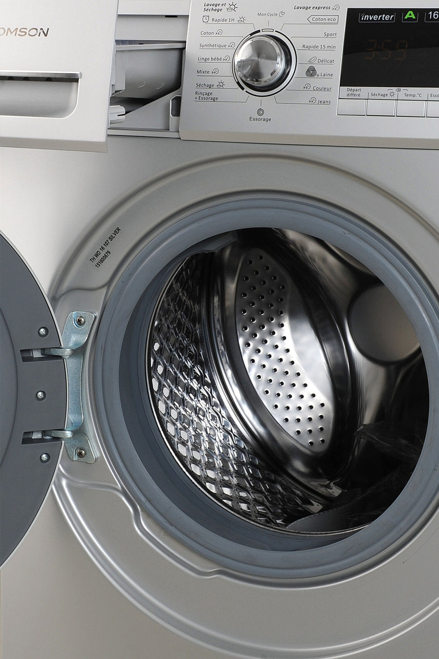 Lave-linge sechant THOMSON THWD16107 Silver