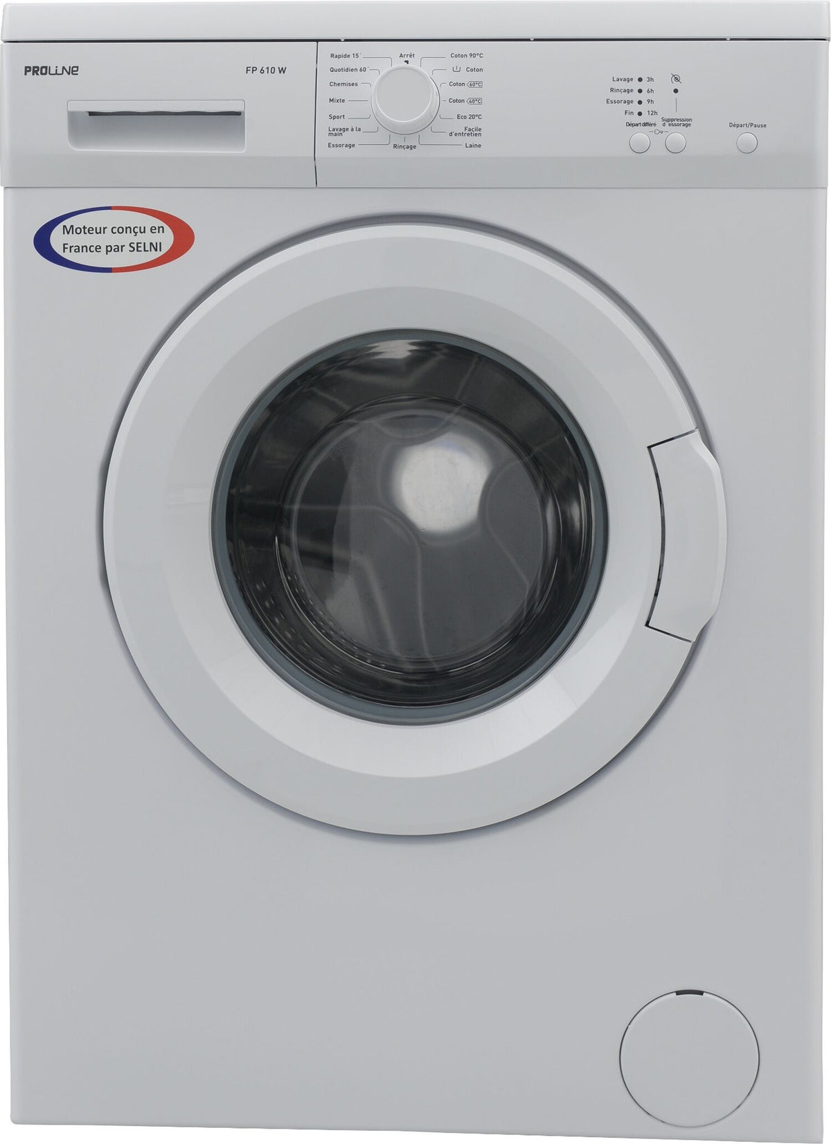 Lave-linge hublot PROLINE FP 610 W