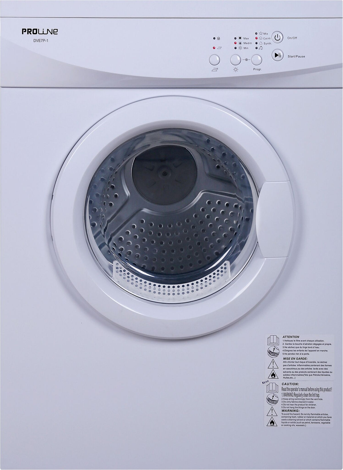 Seche-linge à evacuation PROLINE DVE 7 P-1