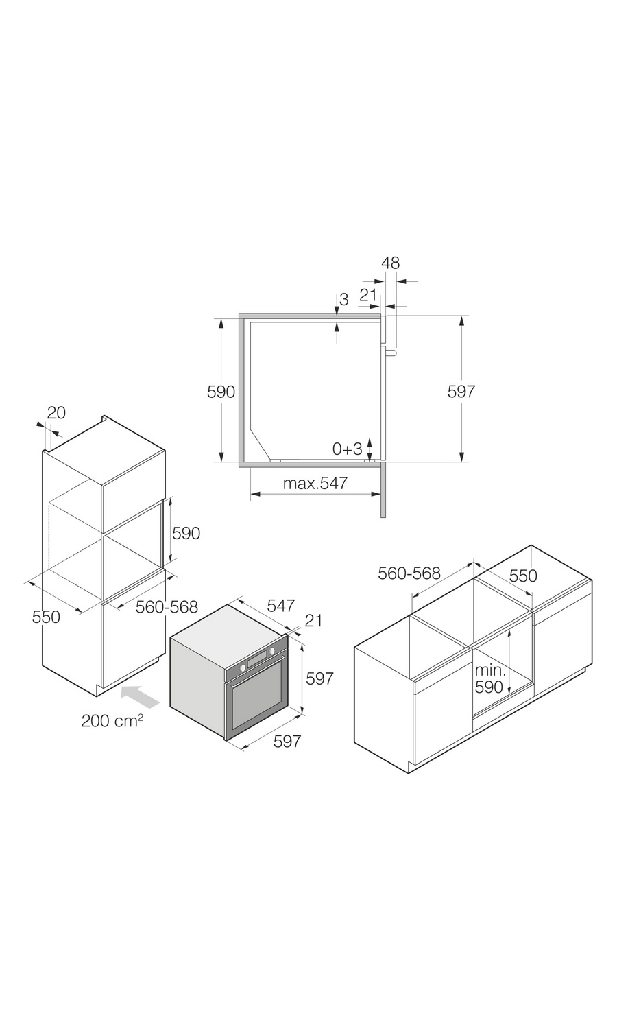 Four Chaleur Tournante 50 L Reconditionné ASKO OCS8464S