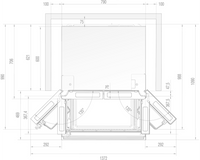 Réfrigérateur multi-portes GORENJE NRM8181UX