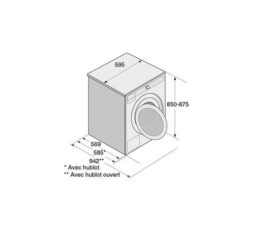 Lave-linge hublot ASKO W2096R.W