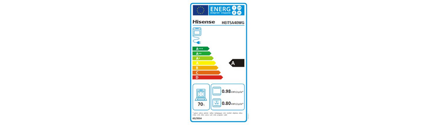 Cuisinière à induction HISENSE HEIT5A40WG
