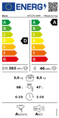 Lave-linge Sechant 8 kg Reconditionné MIELE WTI 370 WPM