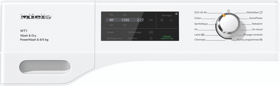 Lave-linge Sechant 8 kg Reconditionné MIELE WTI 370 WPM