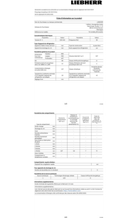 Congélateur table top LIEBHERR TG14Vd04