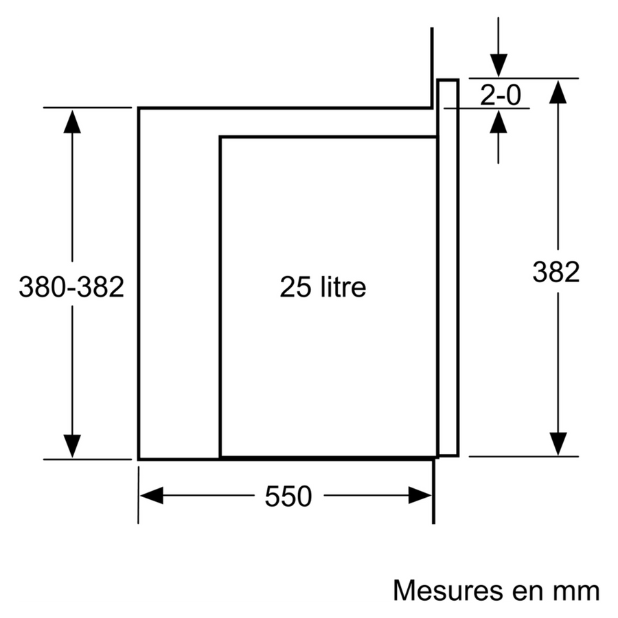 Four Micro-ondes 25 L Reconditionné SIEMENS BF550LMR0