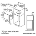 Four Micro-ondes 25 L Reconditionné SIEMENS BF550LMR0