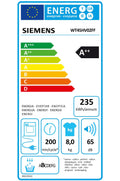 Seche-linge pompe à chaleur SIEMENS WT45HV02FF