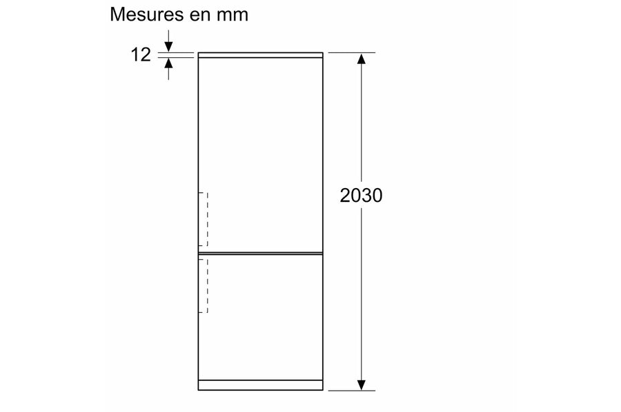 Réfrigérateur avec congélateur SIEMENS KG39NXWDF