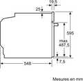 Four Chaleur Tournante 71 L Reconditionné SIEMENS HB578HBS7