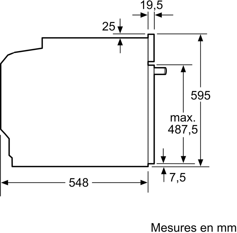 Four Chaleur Tournante 71 L Reconditionné SIEMENS HB578HBS7