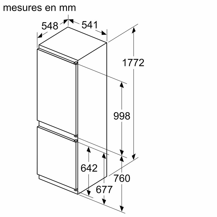 Réfrigérateur encastrable NEFF KI5862SE0S