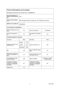Réfrigérateur encastrable NEFF KI5862SE0S