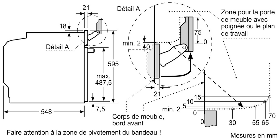 Four Chaleur Tournante 71 L Reconditionné NEFF B64FT33N0