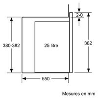 Four Micro-ondes 25 L Reconditionné BOSCH BFL553MS0