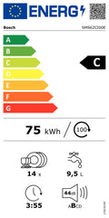 Lave-vaisselle pose libre BOSCH SMS6ZCI00E