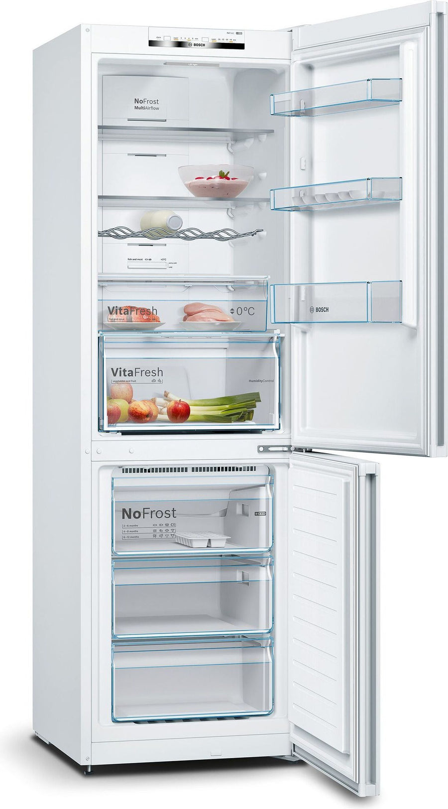 Réfrigérateur avec congélateur BOSCH KGN36VWED