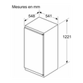 Réfrigérateur Encastrable 204 L Reconditionné BOSCH KIR41NSE0