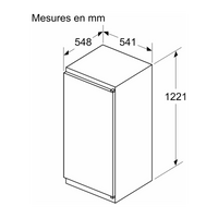Réfrigérateur Encastrable 204 L Reconditionné BOSCH KIR41NSE0