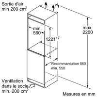 Réfrigérateur Encastrable 187 Litres Neuf BOSCH KIL42NSE0