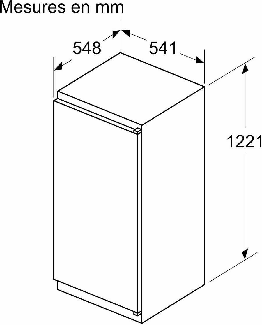 Réfrigérateur Encastrable 187 Litres Neuf BOSCH KIL42NSE0