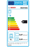 Four chaleur tournante BOSCH HBG972KB1