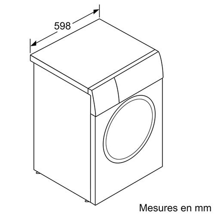 Lave-linge hublot BOSCH WAJ24078FR