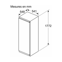 Réfrigérateur Encastrable 310 Litres Reconditionné BOSCH KIR81NSE0