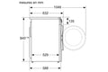 Lave-linge hublot BOSCH WGG04419FR