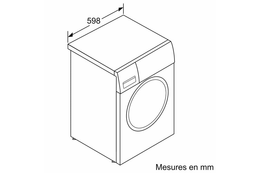 Lave-linge hublot BOSCH WGG244ASFR