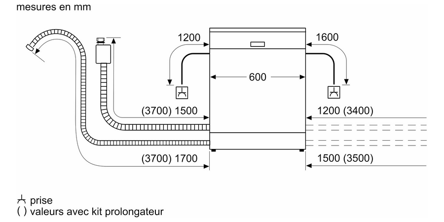 Lave-vaisselle Encastrable 14 couverts Reconditionné BOSCH SMV8YCX02E