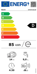 Lave-vaisselle Encastrable 14 couverts Reconditionné BOSCH SMI4HCB19E