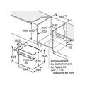 Four chaleur tournante BOSCH HBA553BR3F