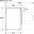 Seche-linge pompe à chaleur BOSCH WQG133DBFR