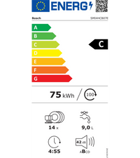 Lave-vaisselle encastrable BOSCH SMI4HCB07E