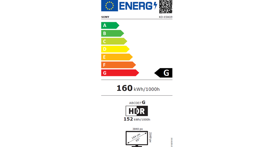Téléviseur OLED 65 pouces Reconditionné SONY KD65AG9