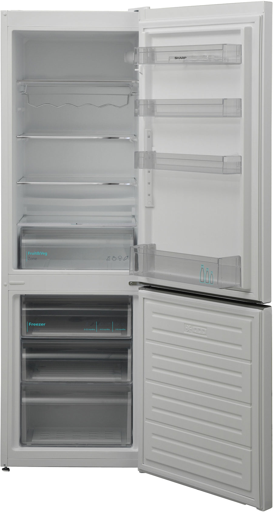 Réfrigérateur avec congélateur SHARP SJ-BB04DTXWF