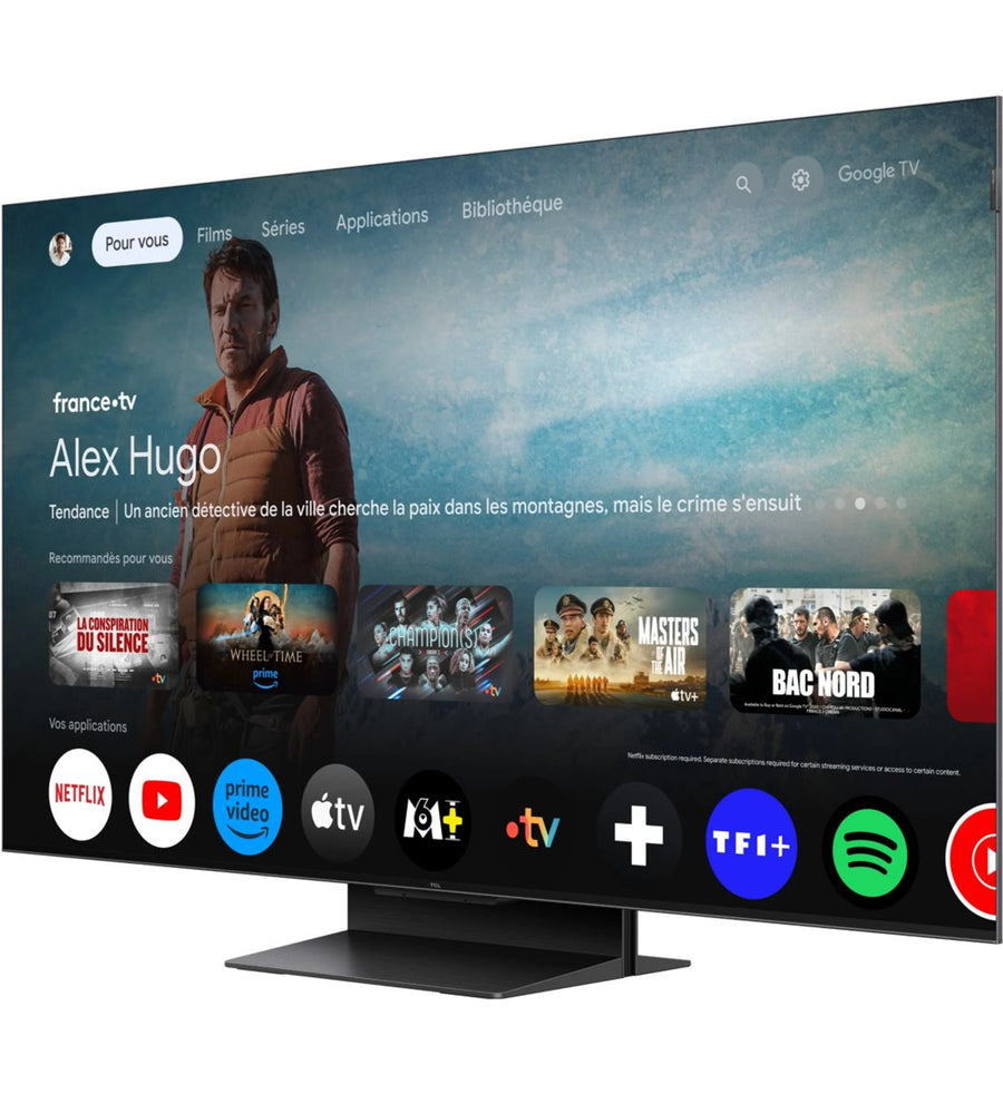 Téléviseur LED 50 pouces Reconditionné TCL 50C79K 126 cm (50")