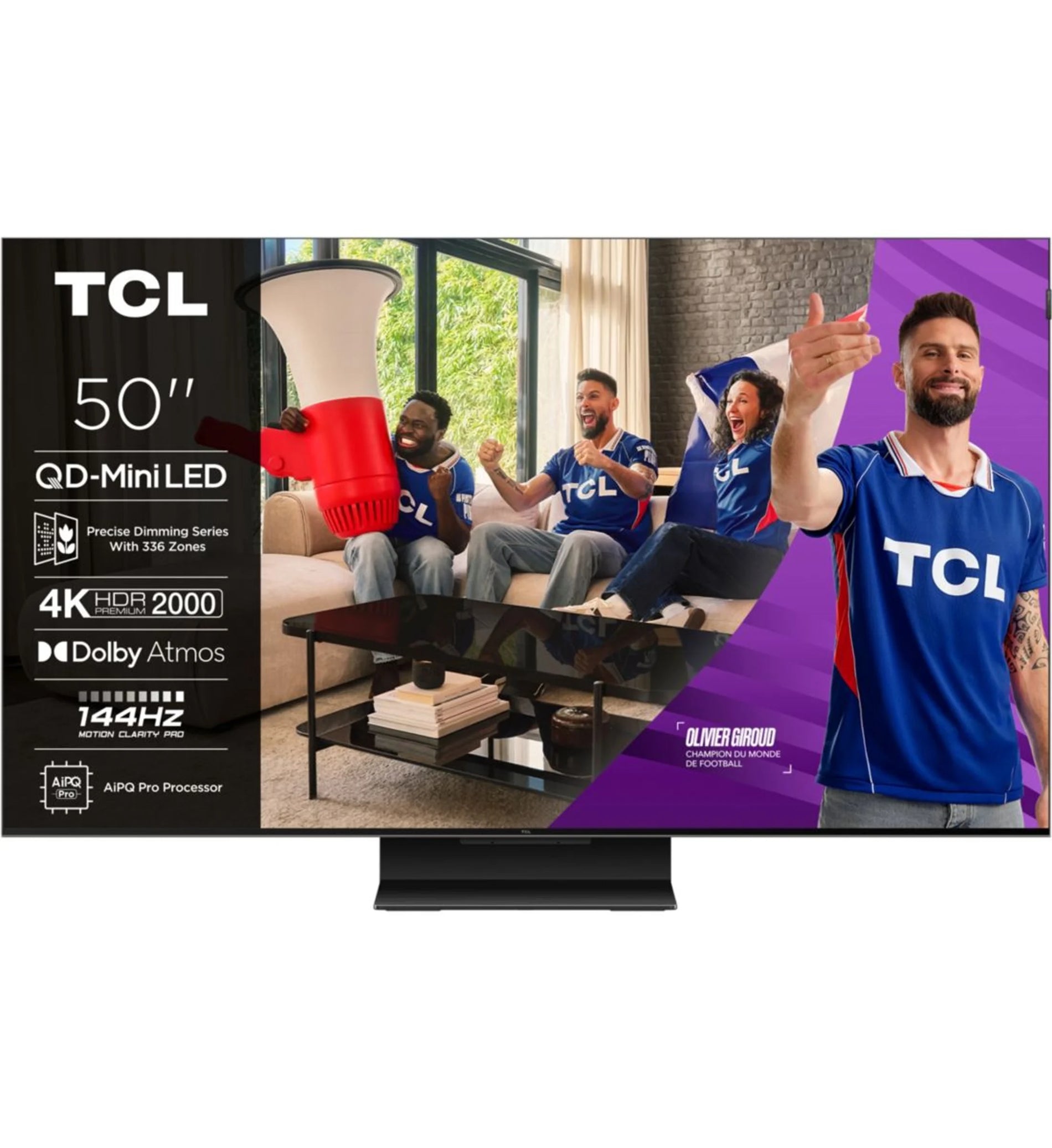 Téléviseur LED 50 pouces Reconditionné TCL 50C79K 126 cm (50")
