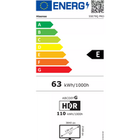 Téléviseur QLED 55 pouces Reconditionné HISENSE 55E7Q Pro