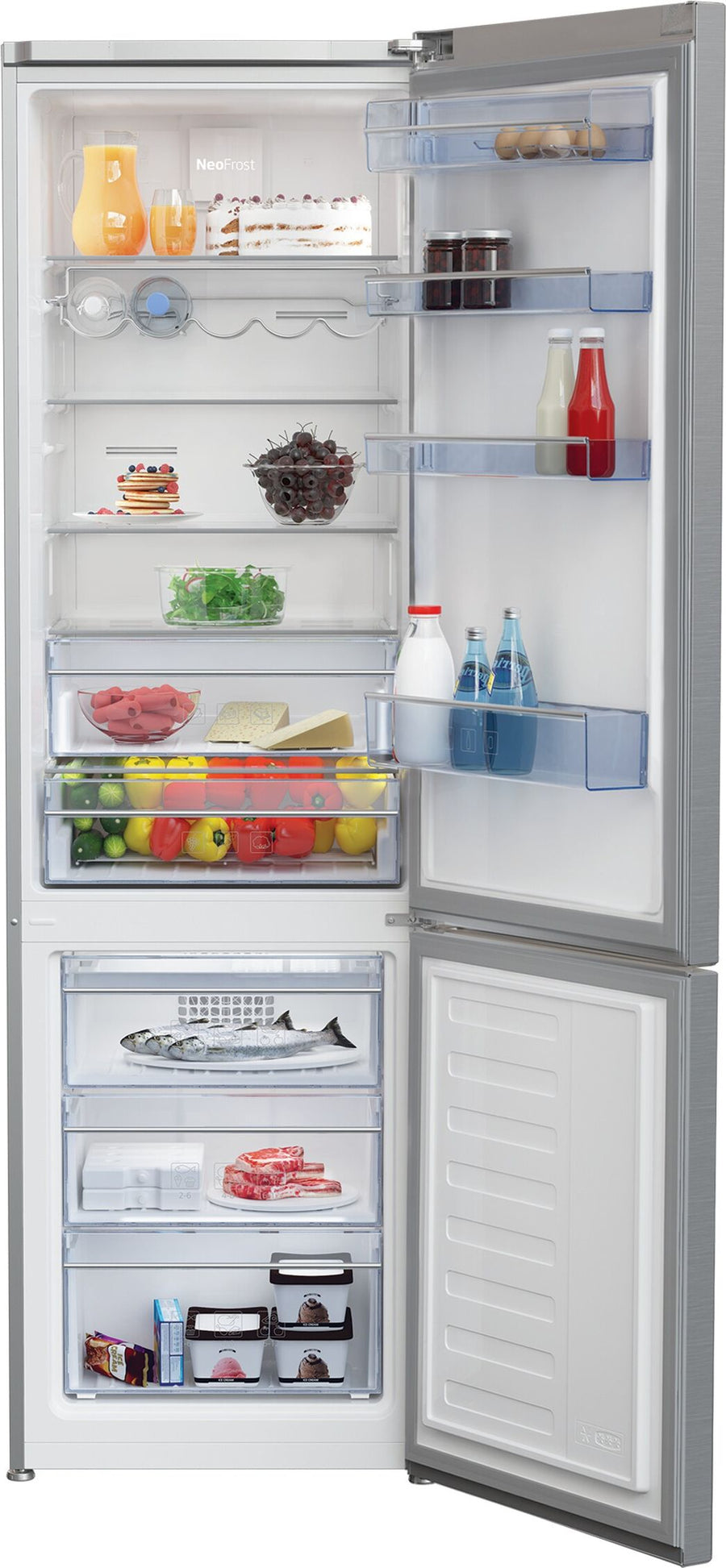 Réfrigérateur avec congélateur BEKO RCNA400E40ZXP