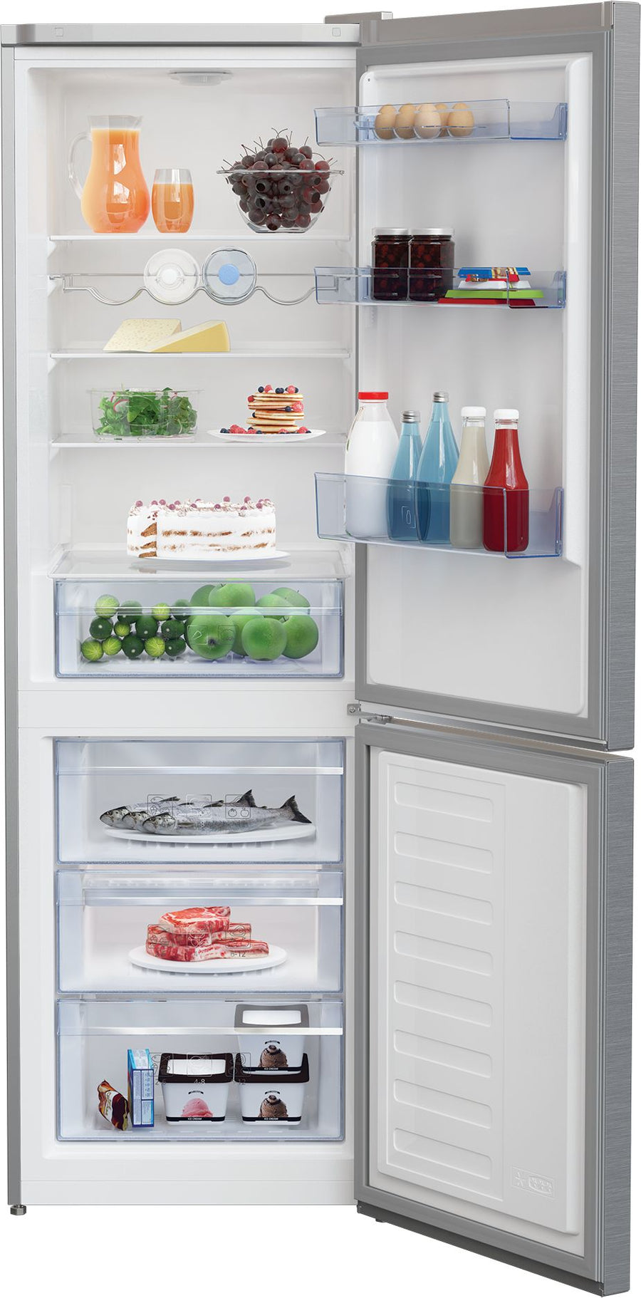 Réfrigérateur avec congélateur BEKO RCSA366K40XBN