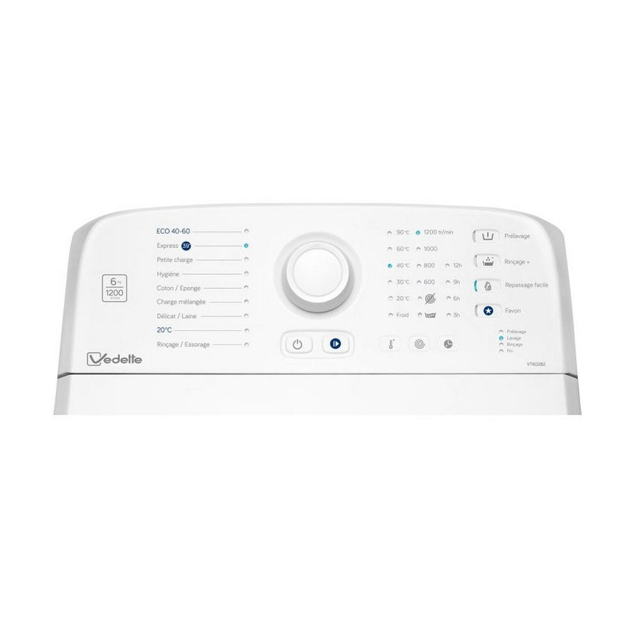 Lave-linge top VEDETTE VT602B2