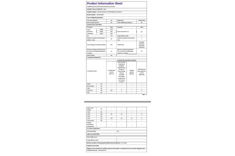 Réfrigérateur américain HAIER HSR3918FIMP