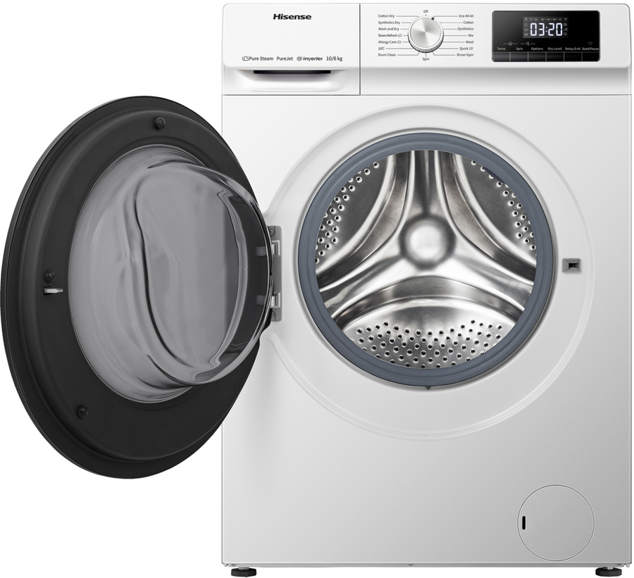 Lave-linge sechant HISENSE WDQA1014EVJM