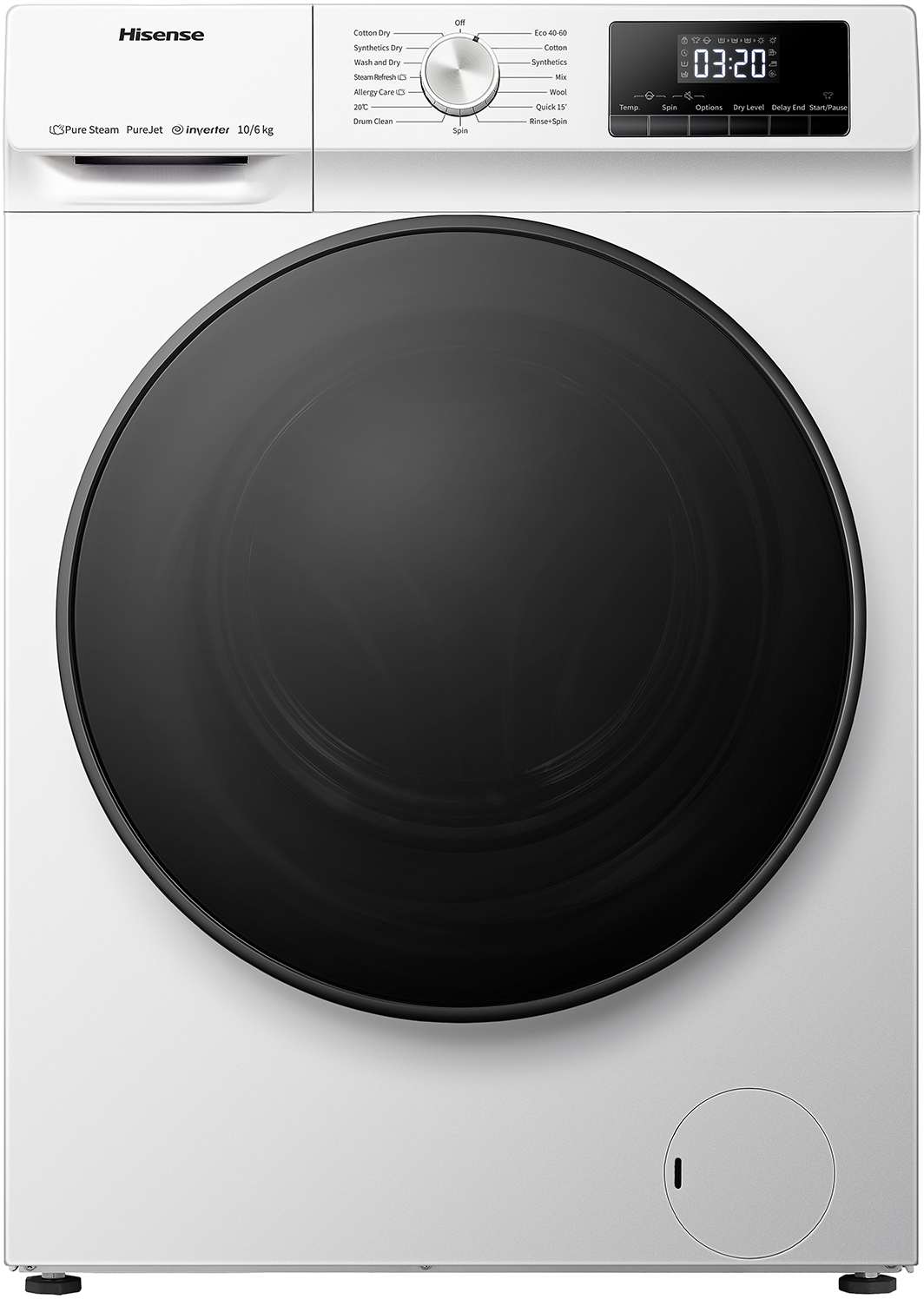Lave-linge sechant HISENSE WDQA1014EVJM