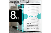 Lave-linge hublot HISENSE WF5I8043BWF