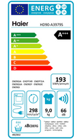Seche-linge pompe à chaleur HAIER HD90-A3979S