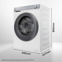 Lave-linge hublot HAIER HW100-B14367U1